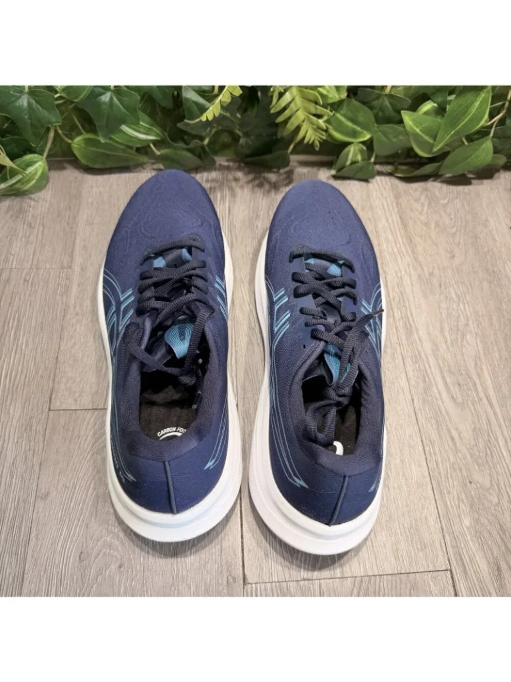 Asics GT-2000 14 Mens Size 10.5 Navy Blue White Athletic Running Shoes Sneakers